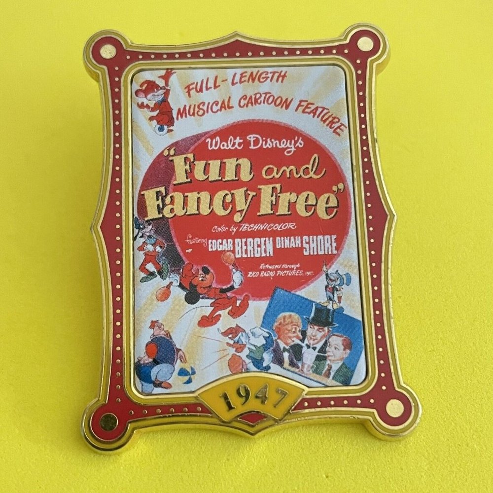 2002 Disney  12 MONTHS OF MAGIC MOVIE POSTER SERIES - Fun & Fancy Free Pin